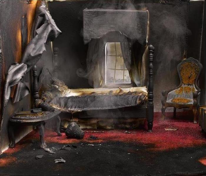Bedroom After Fire